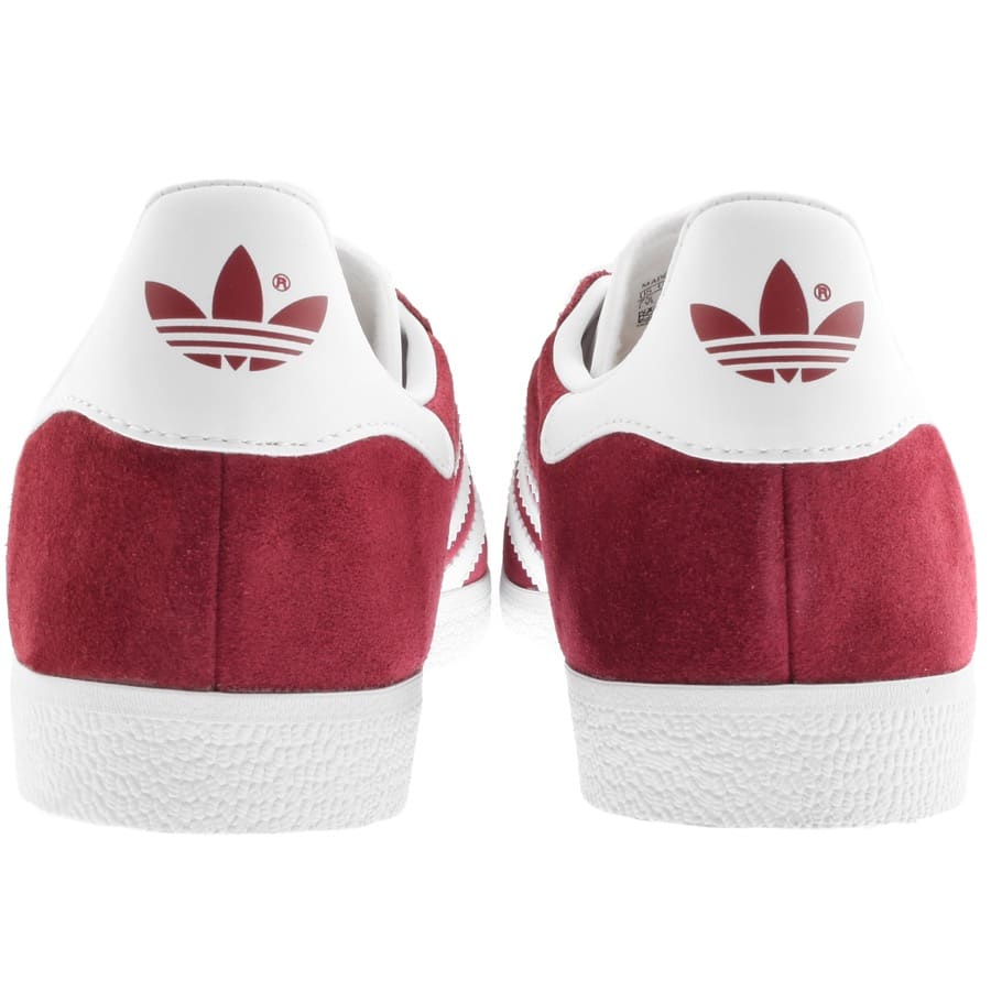 Alternative Image for Productadidas Originals Gazelle Trainers Burgundy2